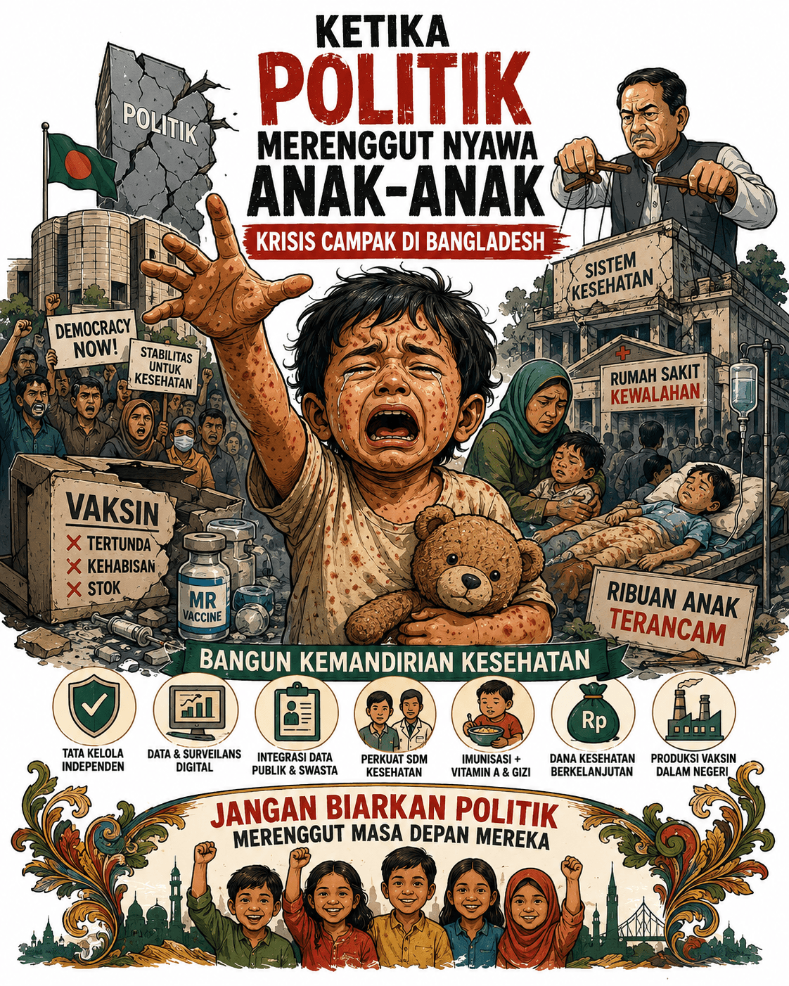 Beranda rukki foundation ketika politik merenggut nyawa anak anak krisis campak di bangladesh